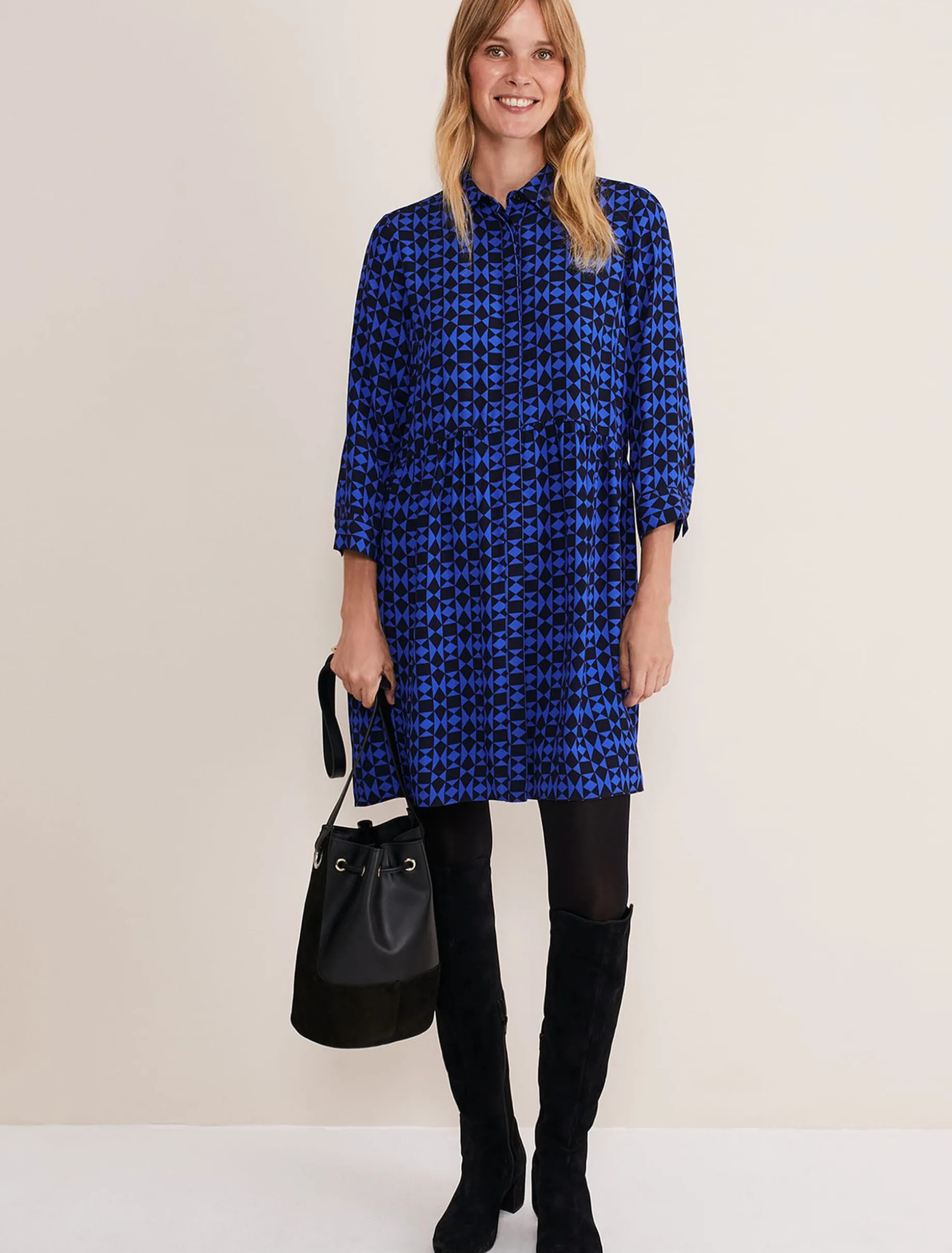 Bregitta Geo Swingdress