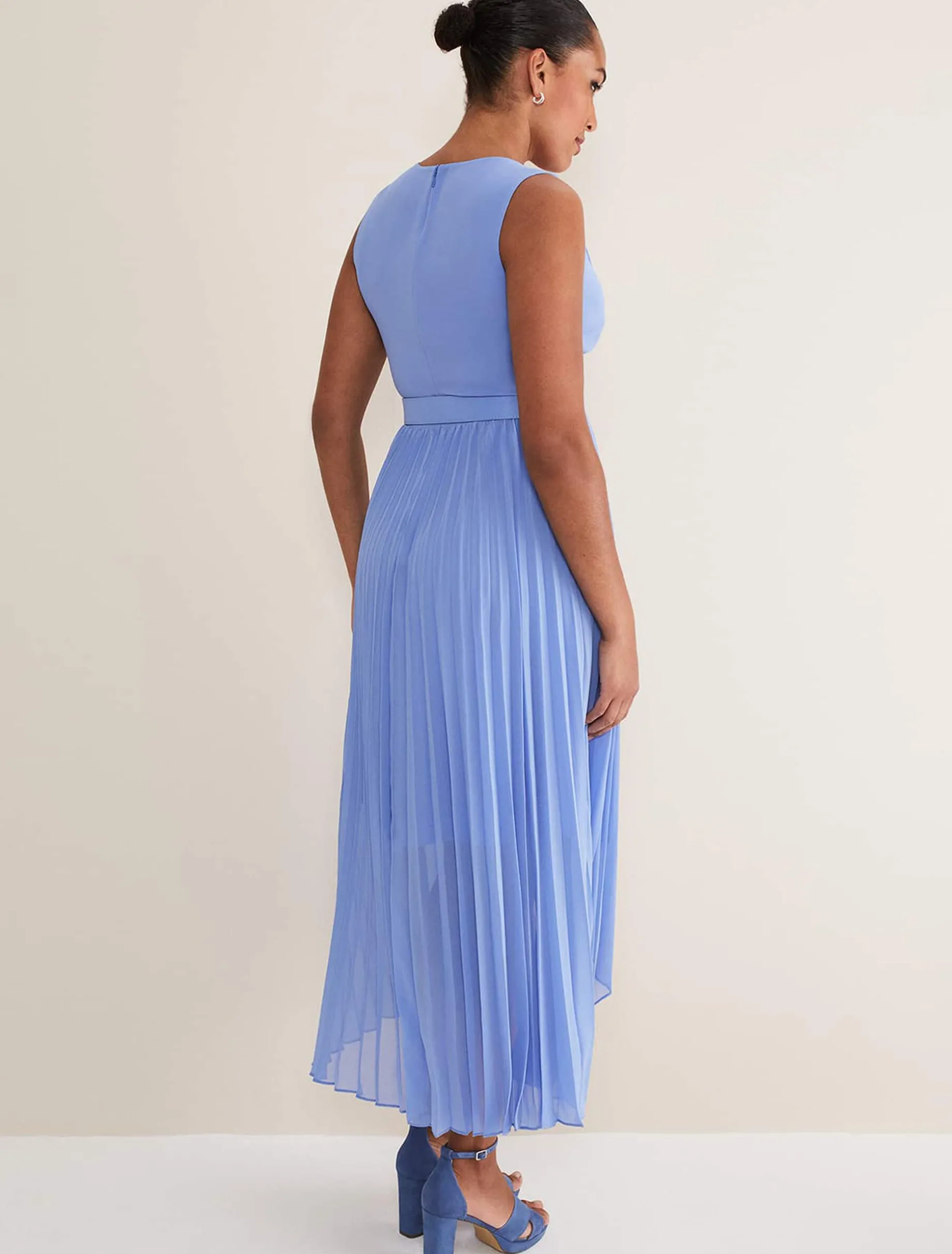 Brianna Pleated Midaxi Dress