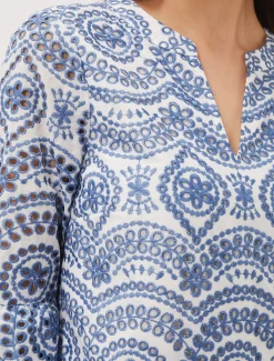 Brianne Broderie Shift Dress