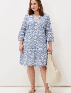 Brianne Broderie Shift Dress
