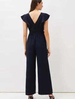 Bridie Frill Bodice Wide Leg Jumpsuit