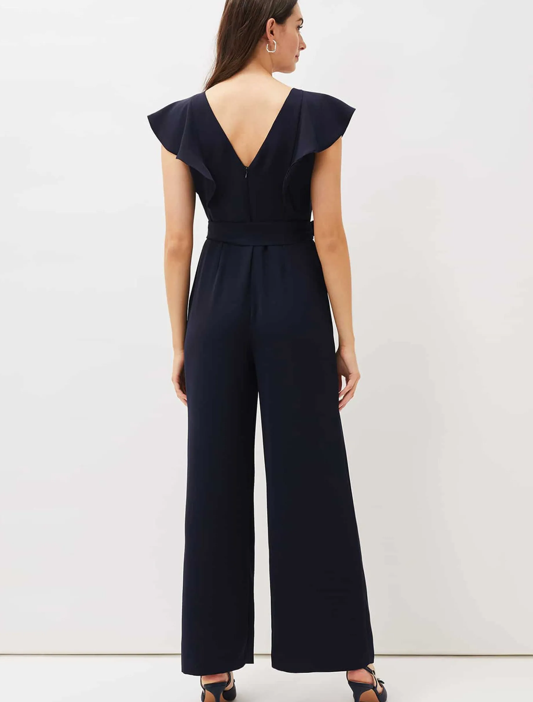 Bridie Frill Bodice Wide Leg Jumpsuit