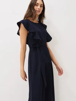 Bridie Frill Bodice Wide Leg Jumpsuit