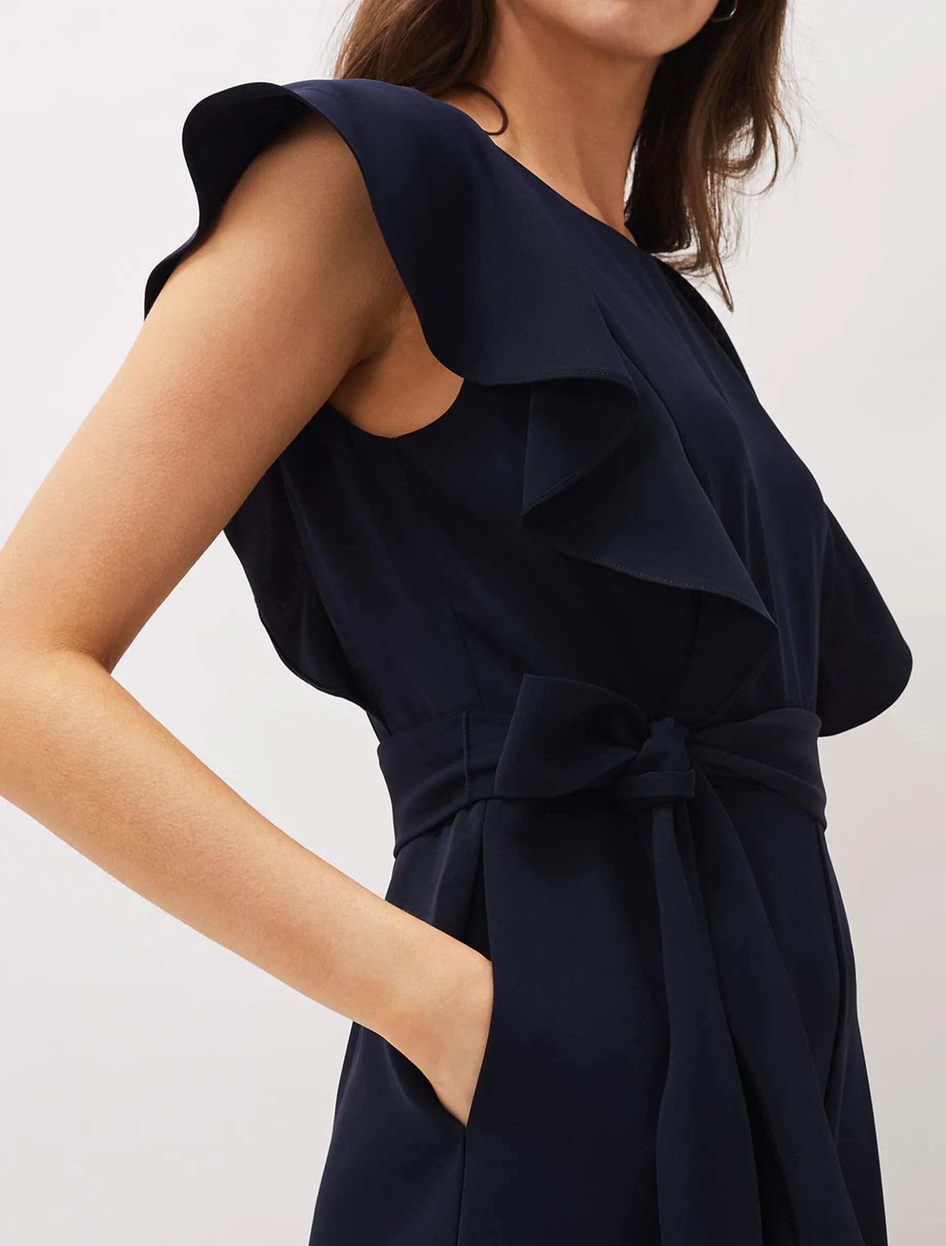 Bridie Frill Bodice Wide Leg Jumpsuit