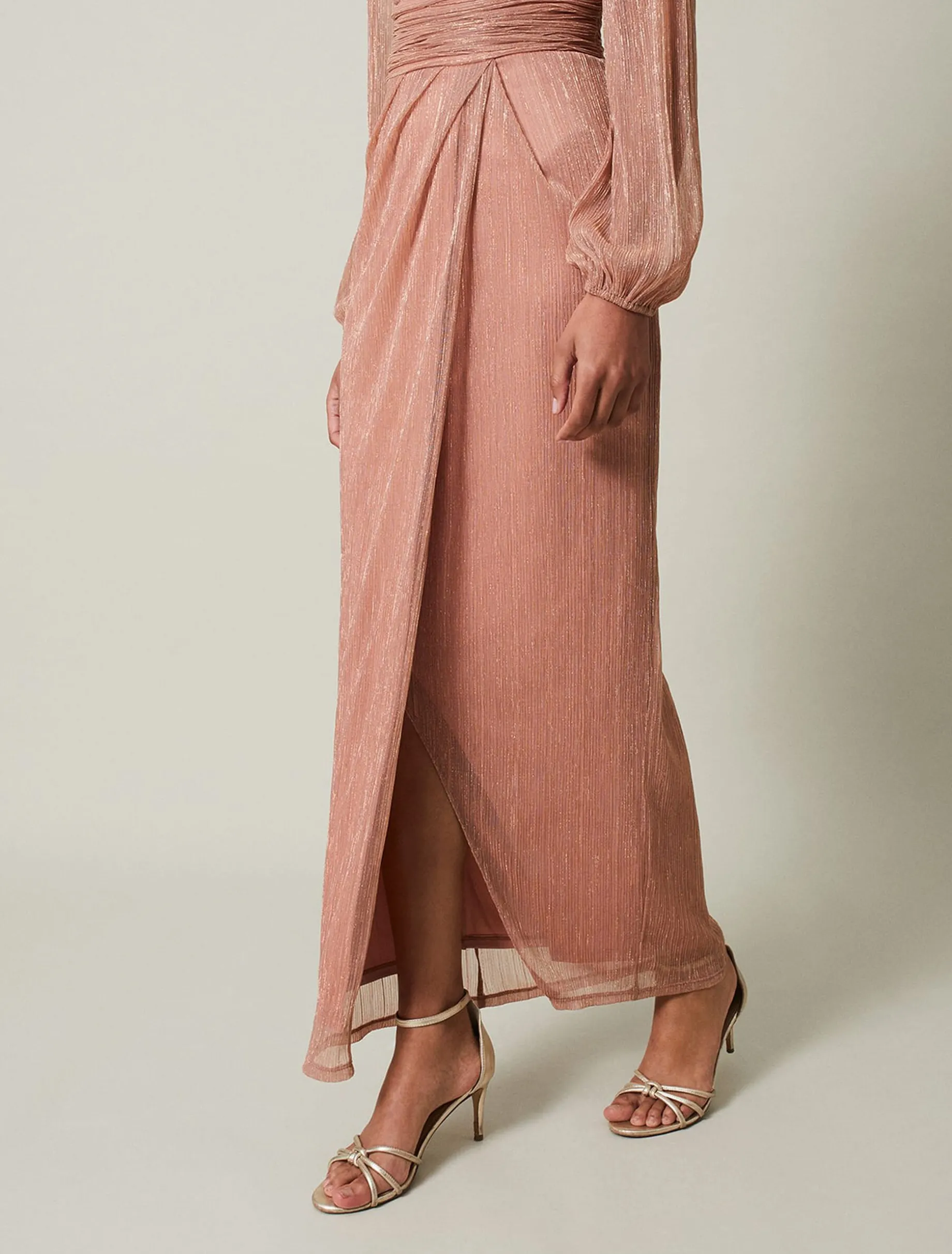 Brielle Shimmer Maxi Dress