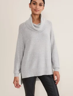 Bronte Cowl Neck Sequin Jumper