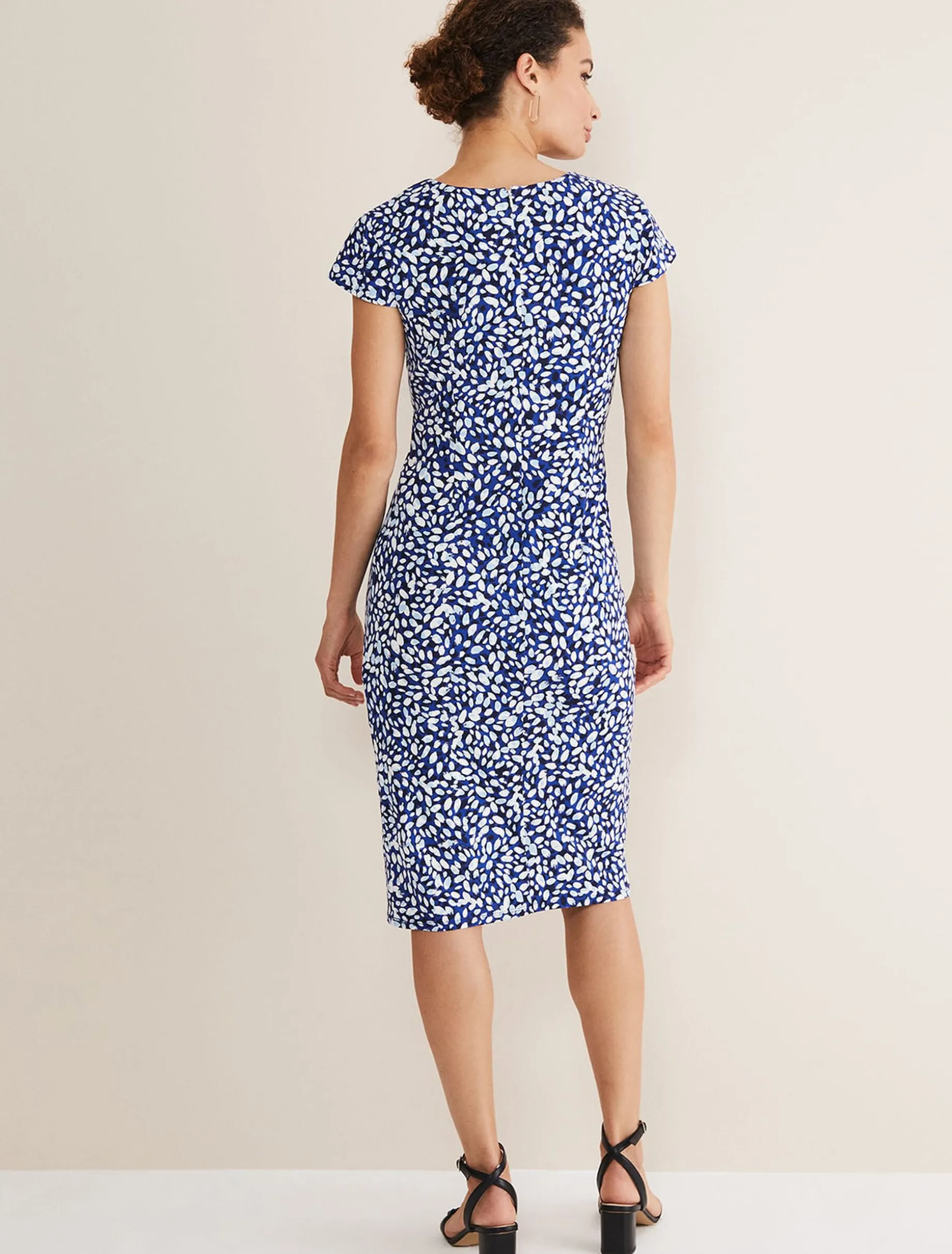 Brooke Printed Wrap Dress
