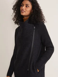 Byanca Zip Knit Coat
