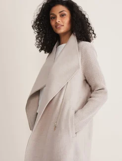 Byanca Zip Knit Coat