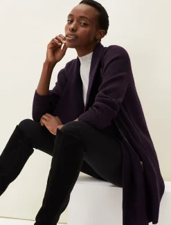 Byanca Zip Knit Coat