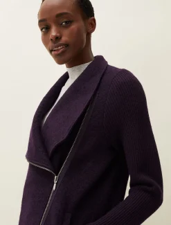 Byanca Zip Knit Coat