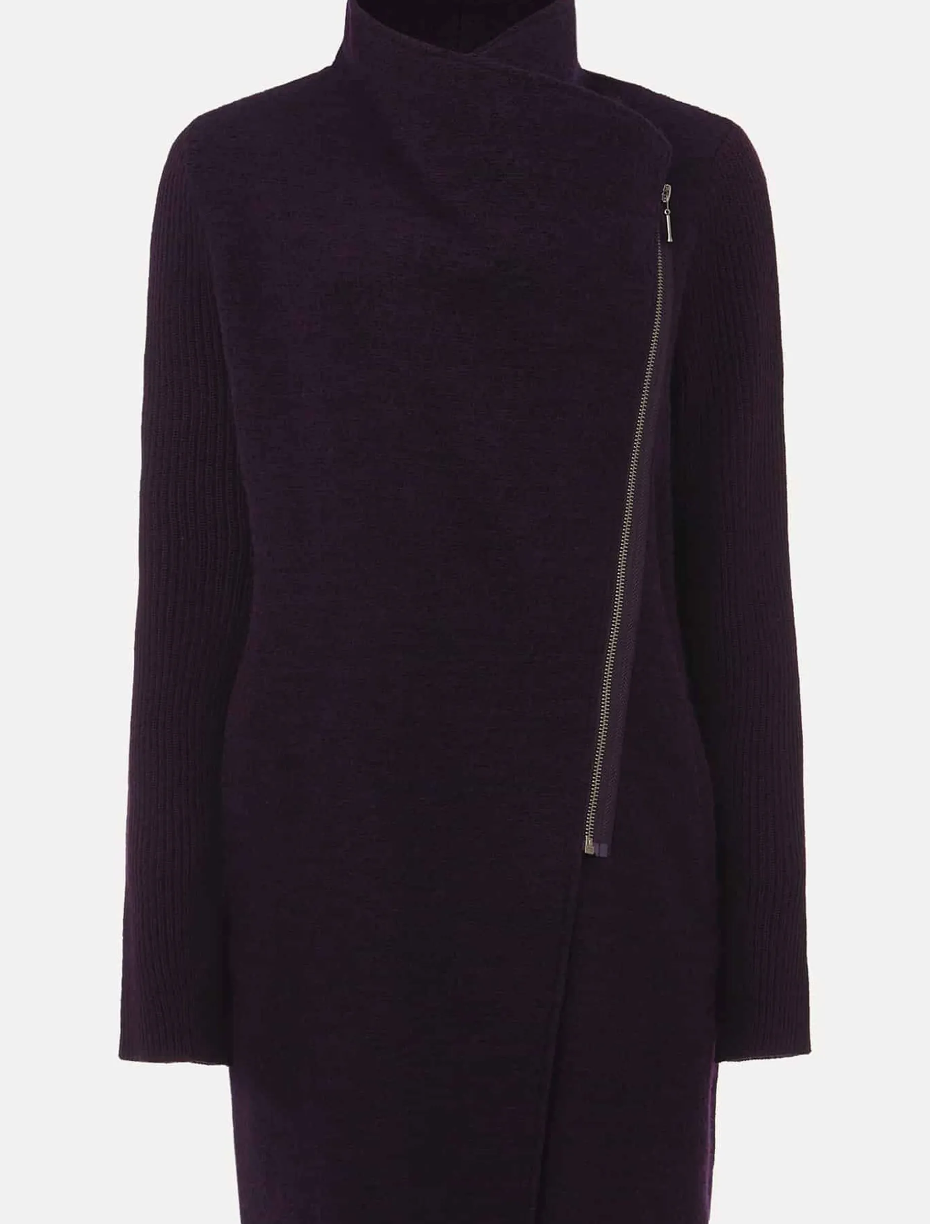 Byanca Zip Knit Coat