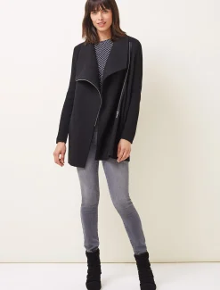 Byanca Zip Knit Coat
