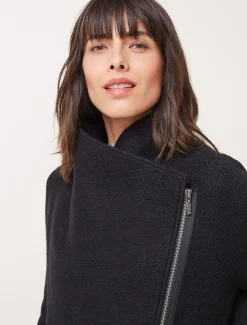 Byanca Zip Knit Coat