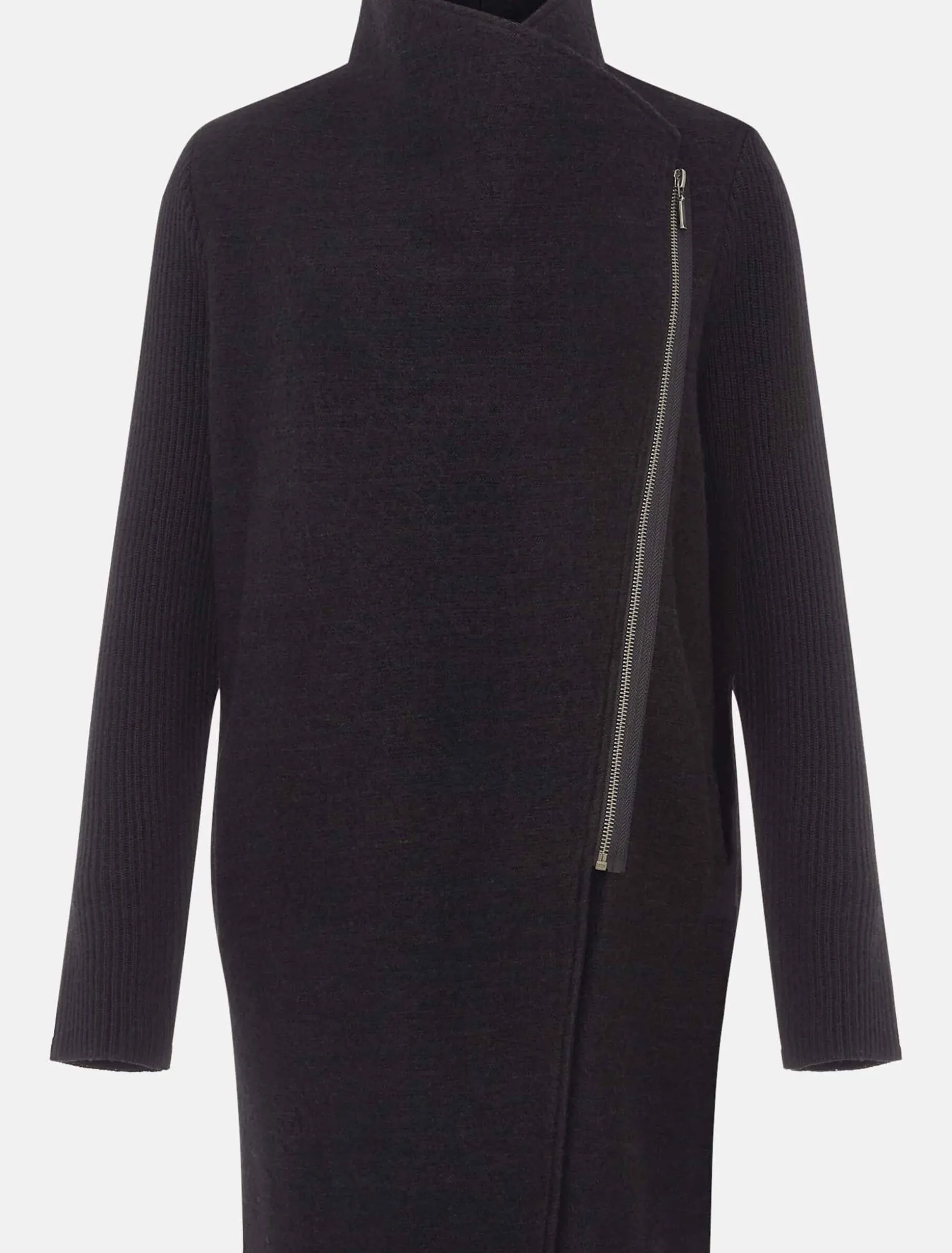 Byanca Zip Knit Coat