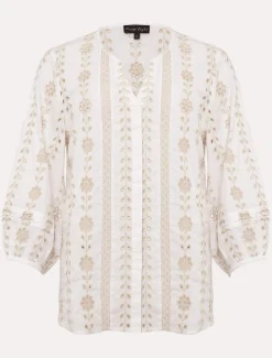 Caela Broderie Blouse