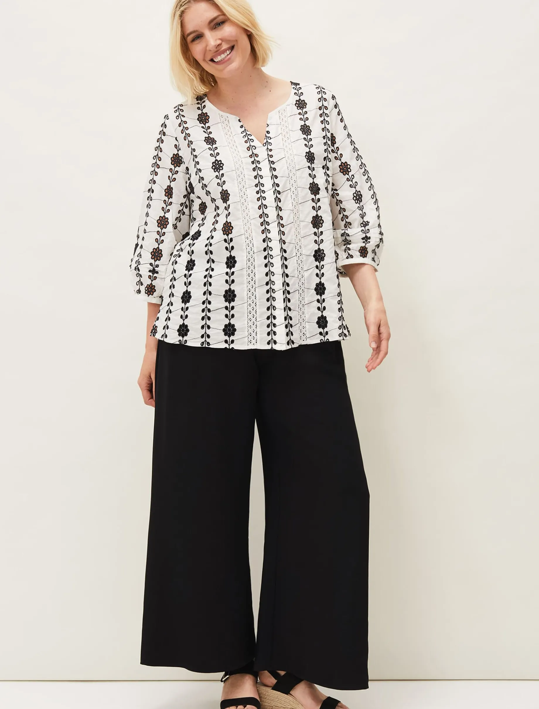 Caela Broderie Blouse