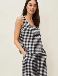 Calandra Gingham Top