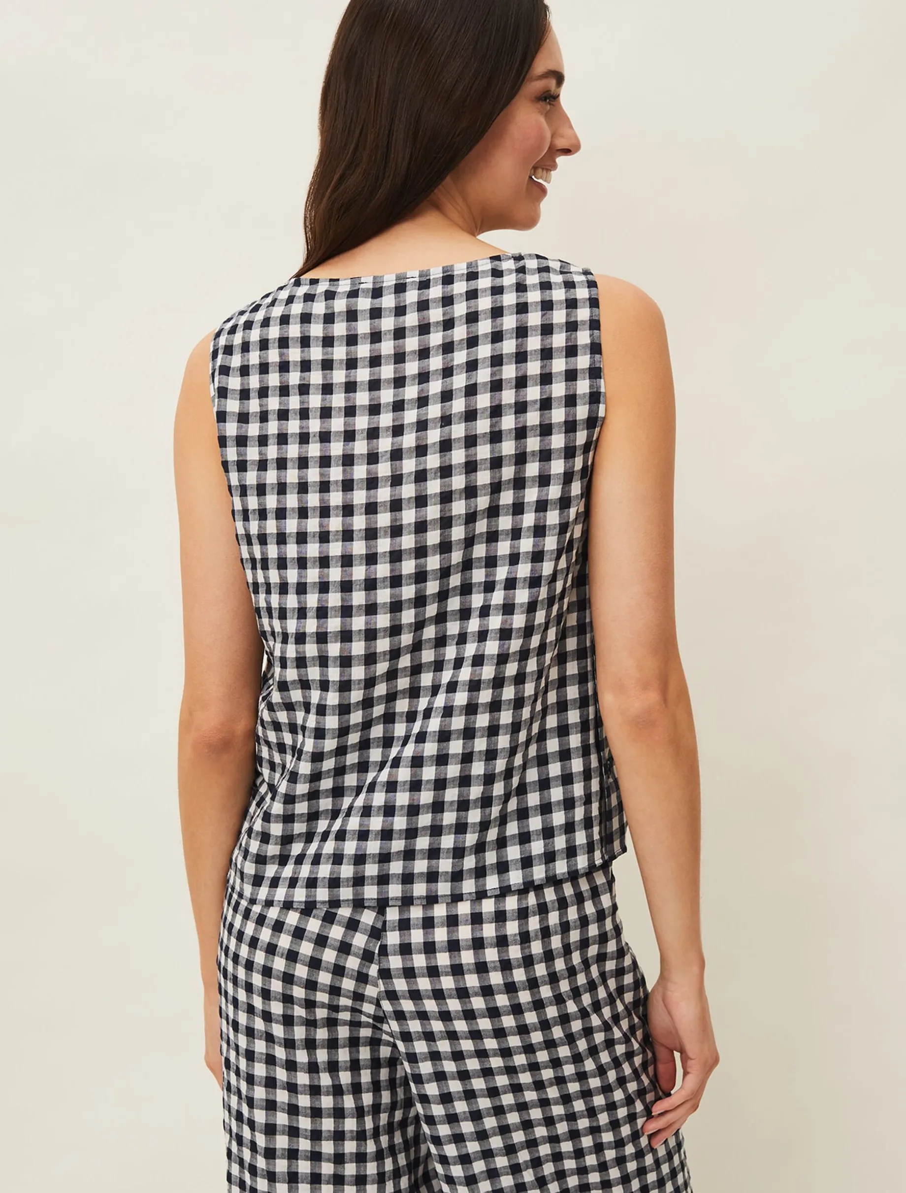 Calandra Gingham Top