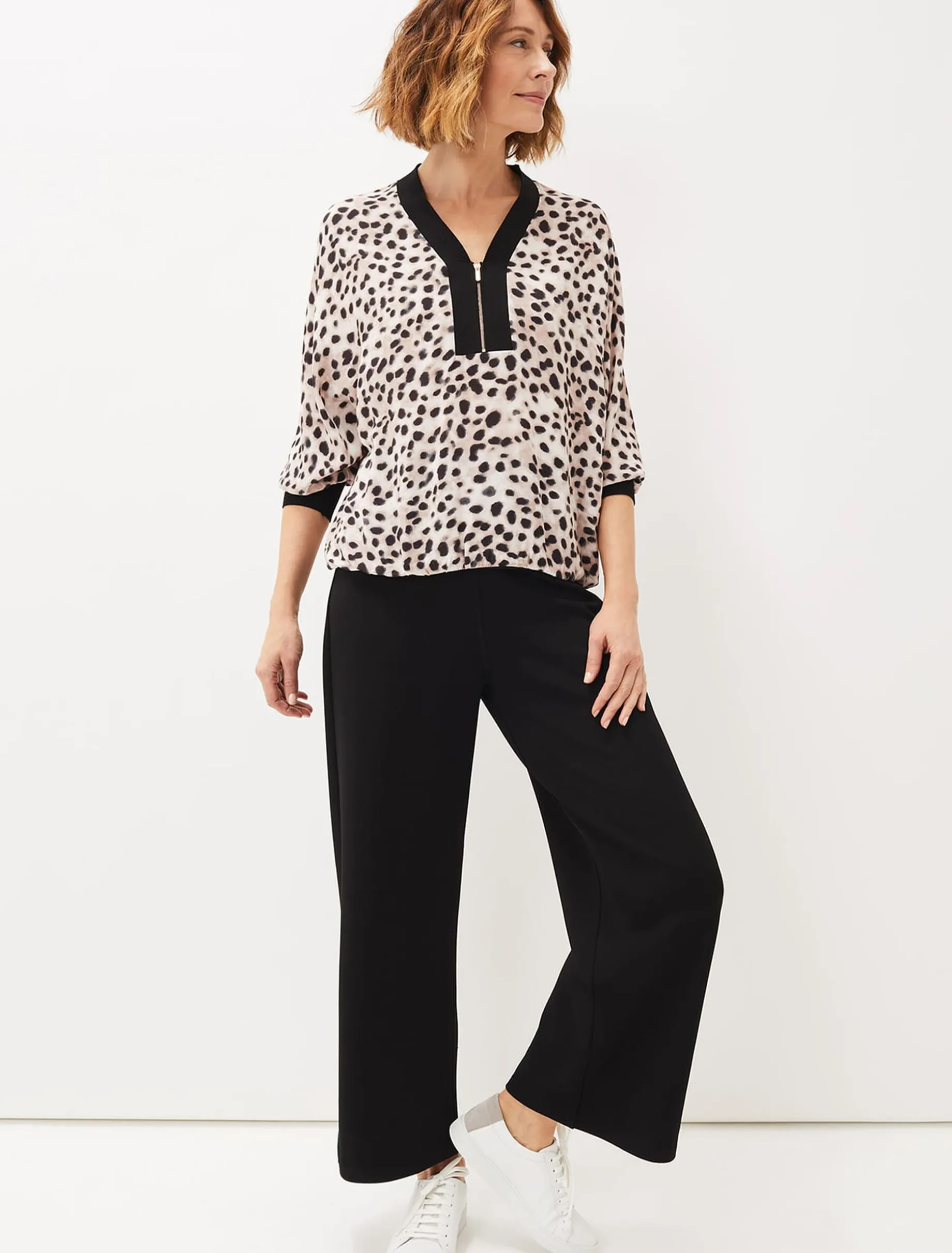 Calla Leopard Print Blouse