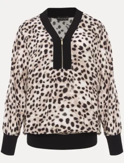 Calla Leopard Print Blouse
