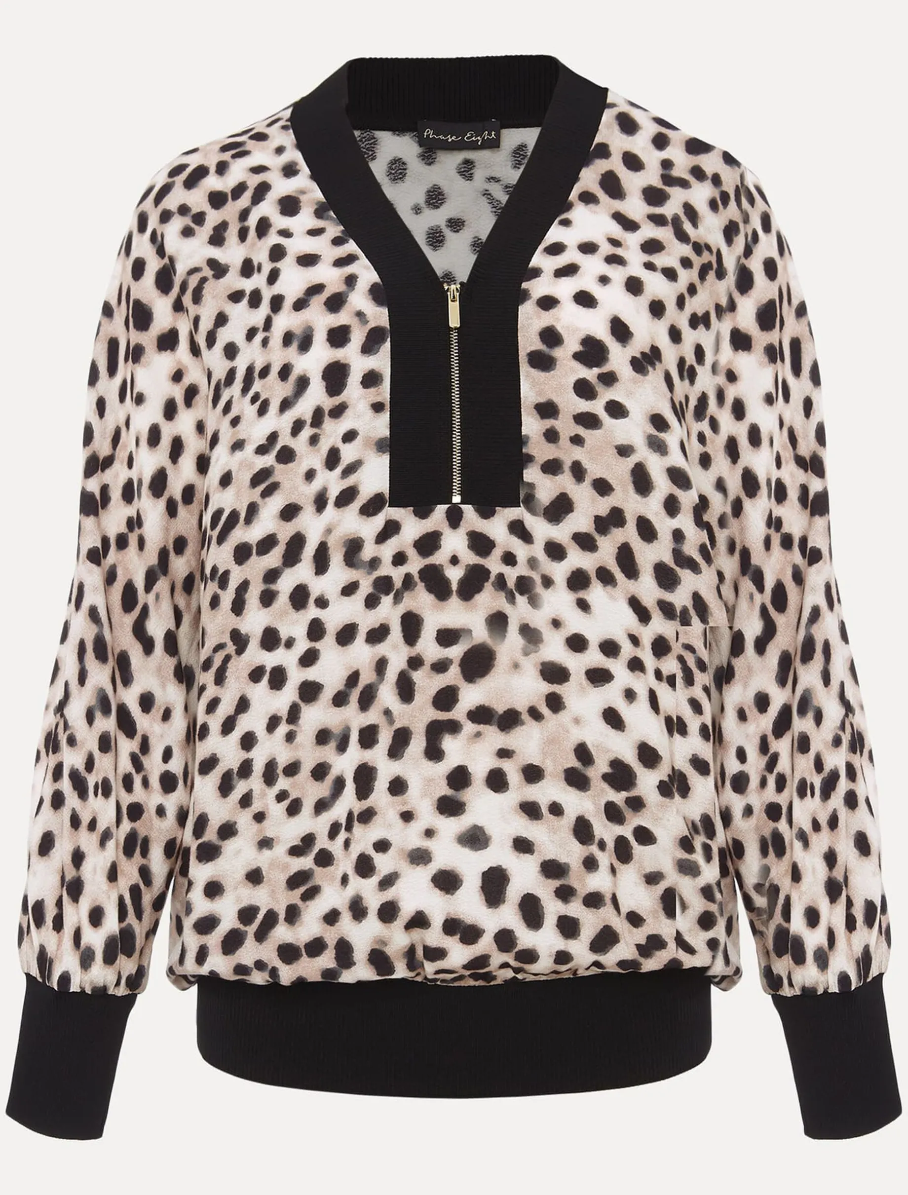 Calla Leopard Print Blouse