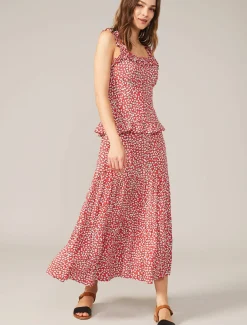 Callista Ditsy Floral Frill Cami Blouse