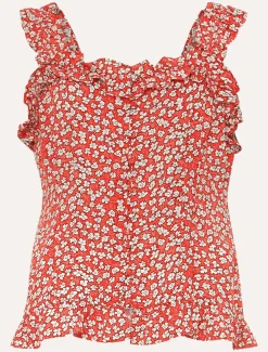 Callista Ditsy Floral Frill Cami Blouse