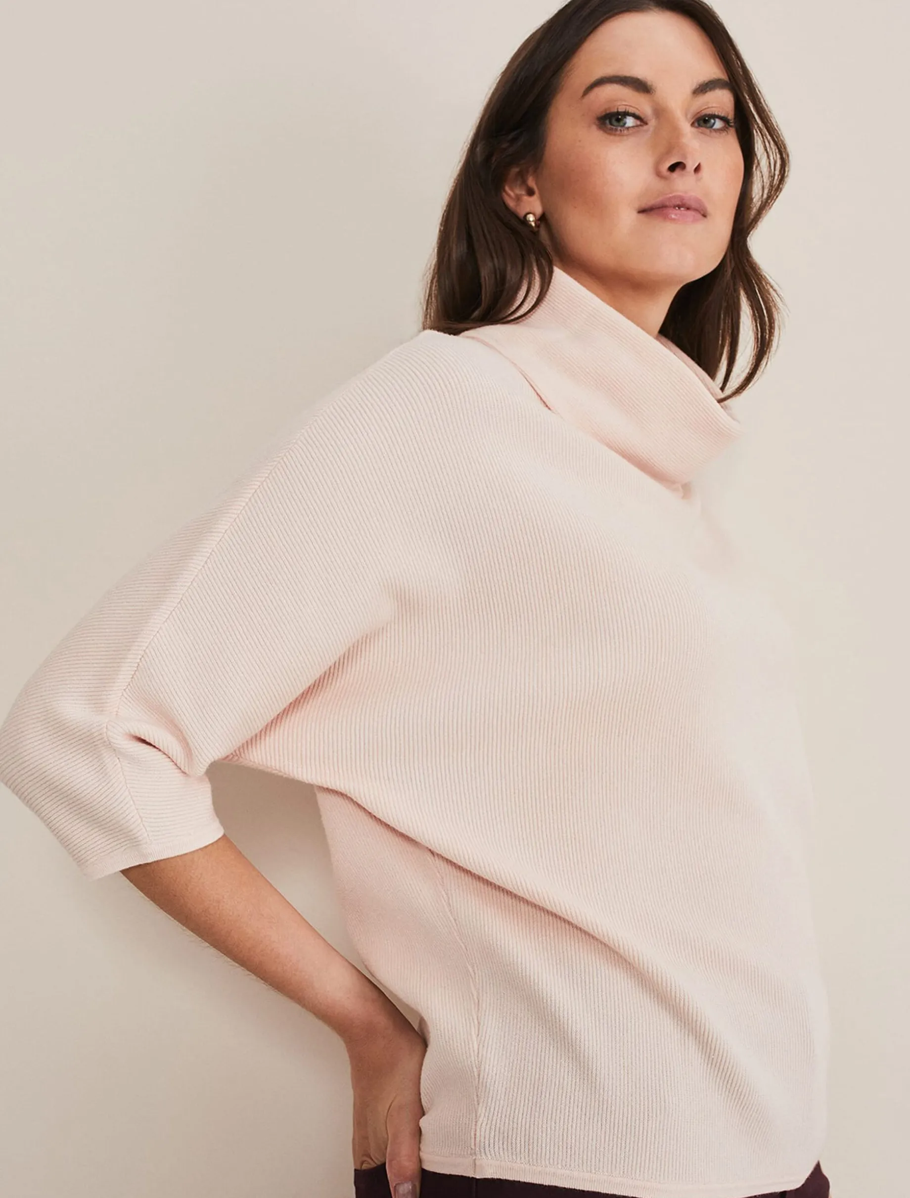 Camillan Cowl Neck Knit Jumper