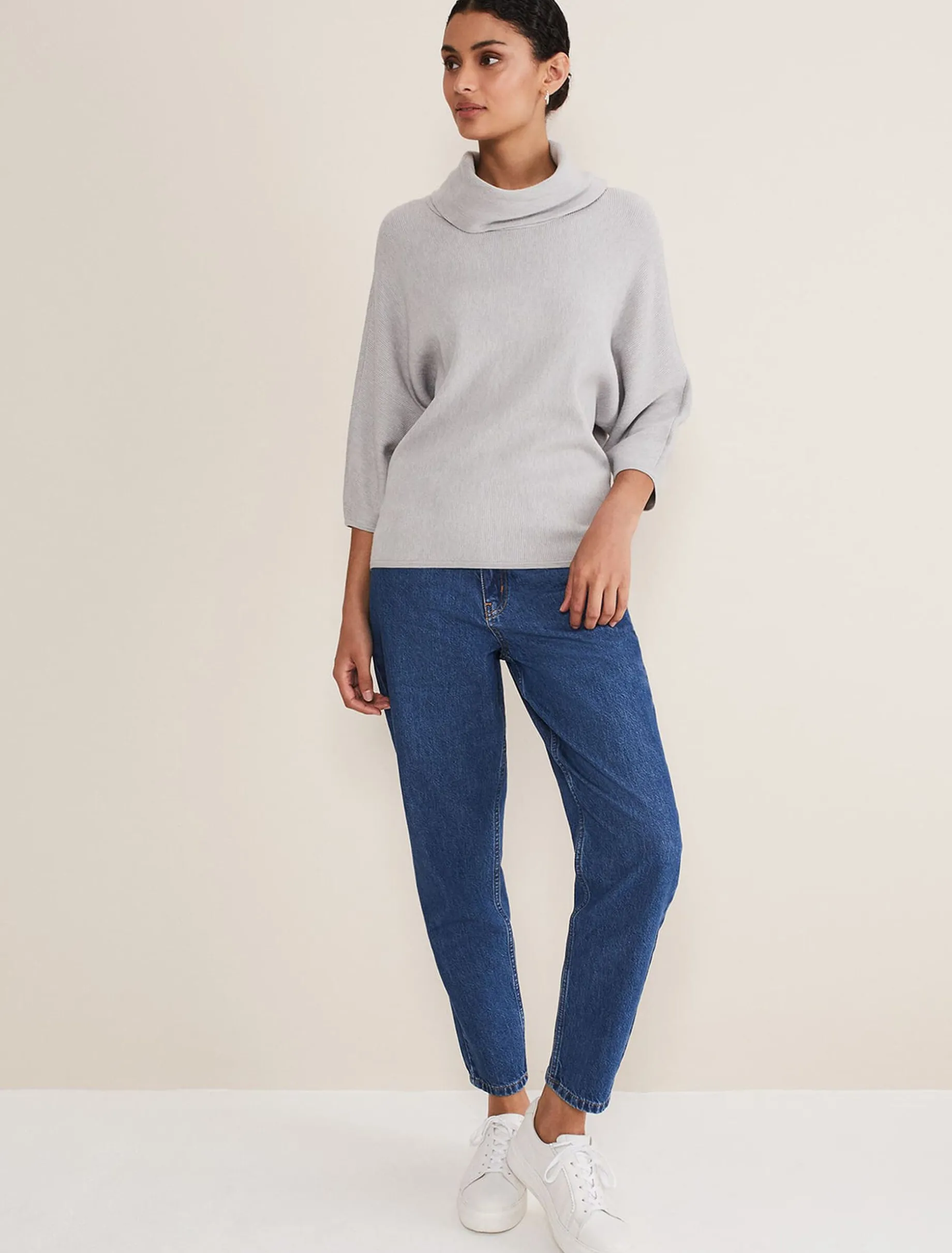 Camillan Cowl Neck Knit Jumper