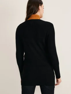 Camille Ribbed Longline Cardigan