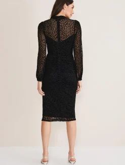 Capriana Leopard Burnout Dress