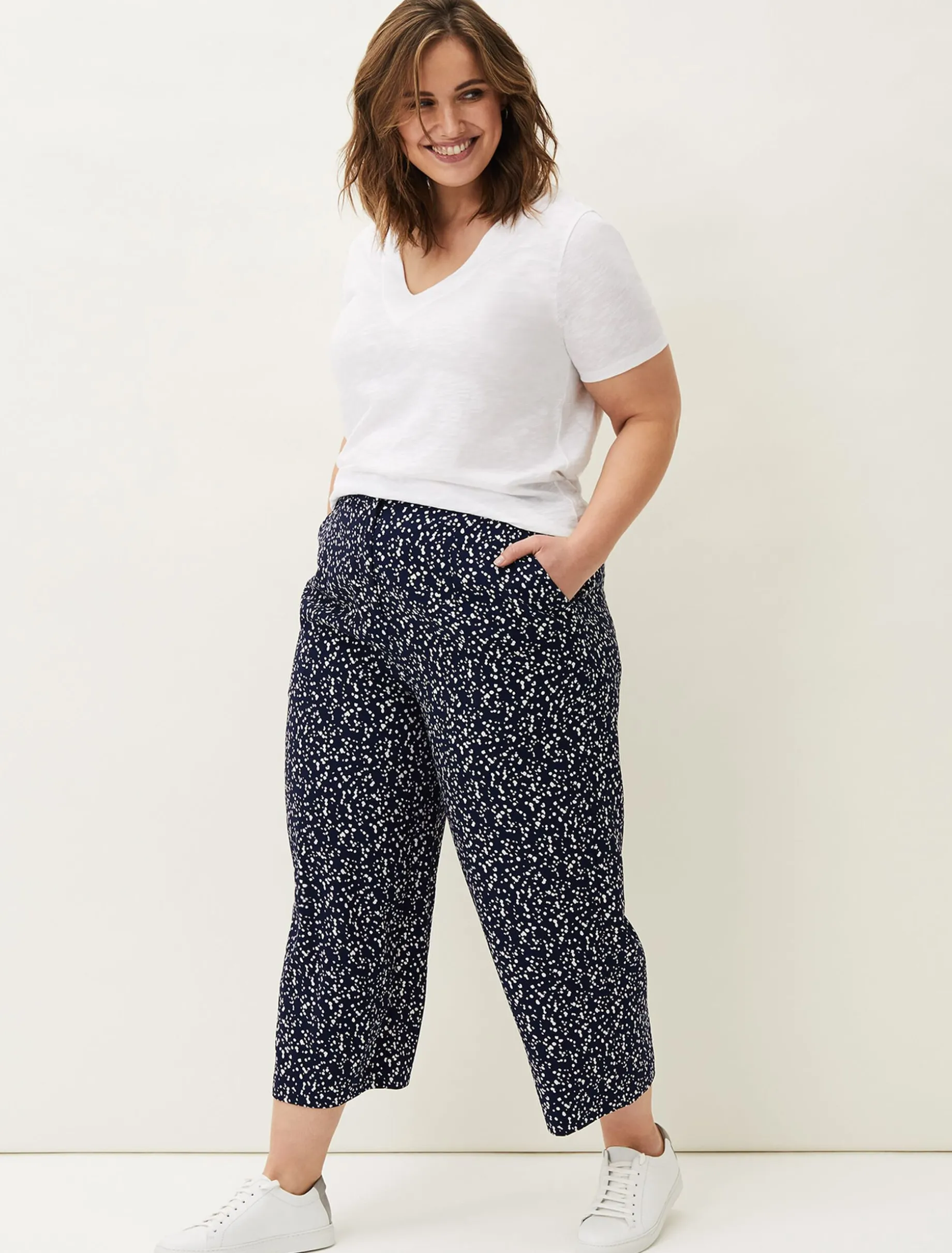 Carin Spot Culotte Trousers