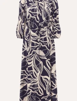 Carley Print Jersey Midi Dress
