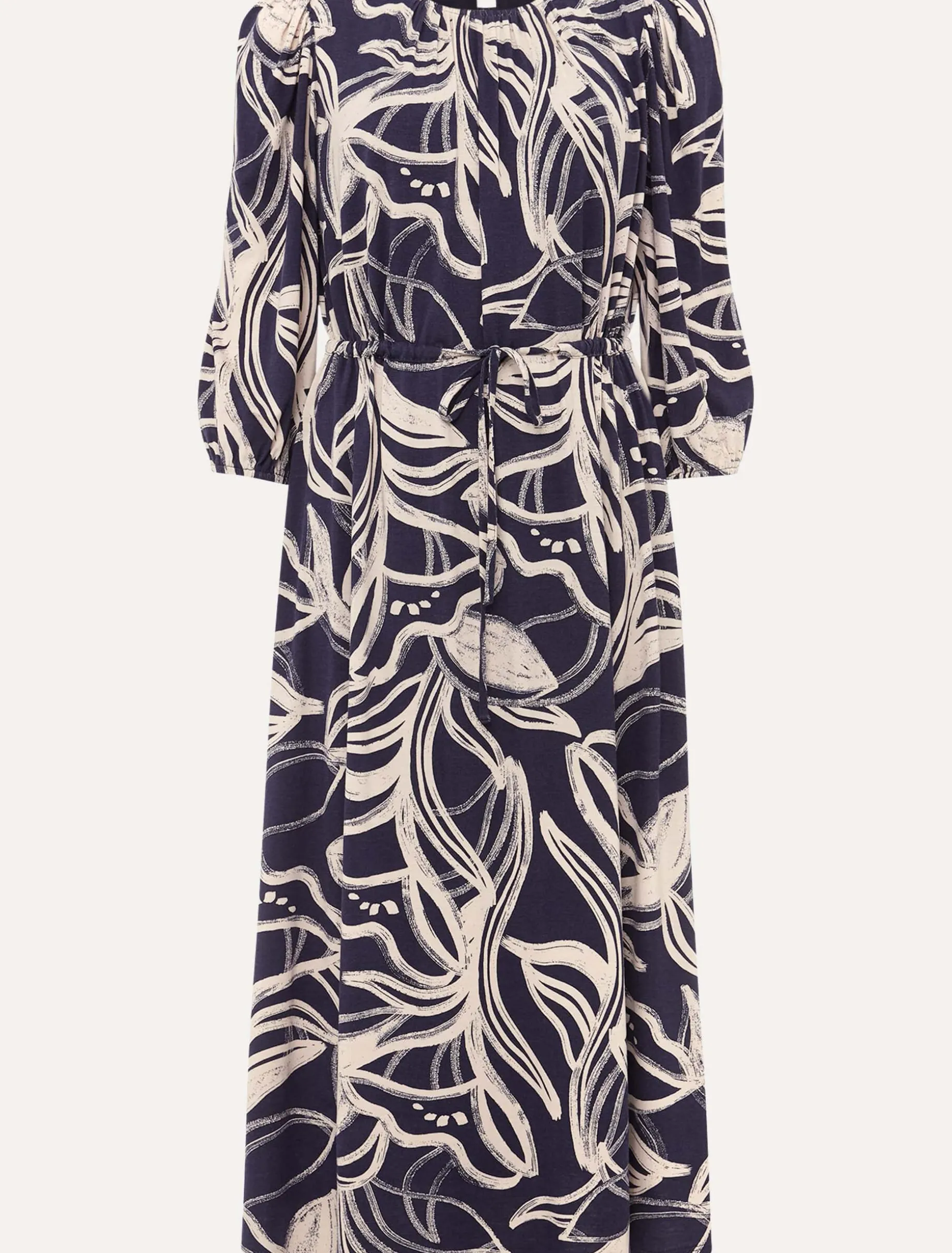 Carley Print Jersey Midi Dress