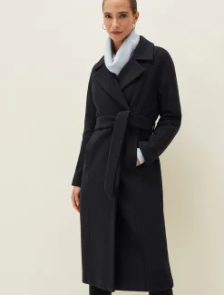 Carlotta Wrap Wool Coat