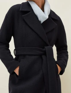 Carlotta Wrap Wool Coat