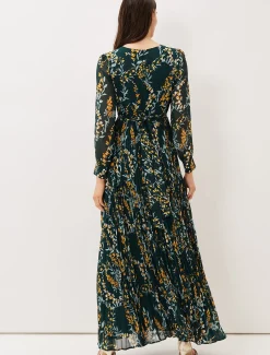 Carmen Pleated Maxi Dress
