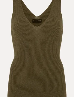 Caryl Ribbed Vest Top