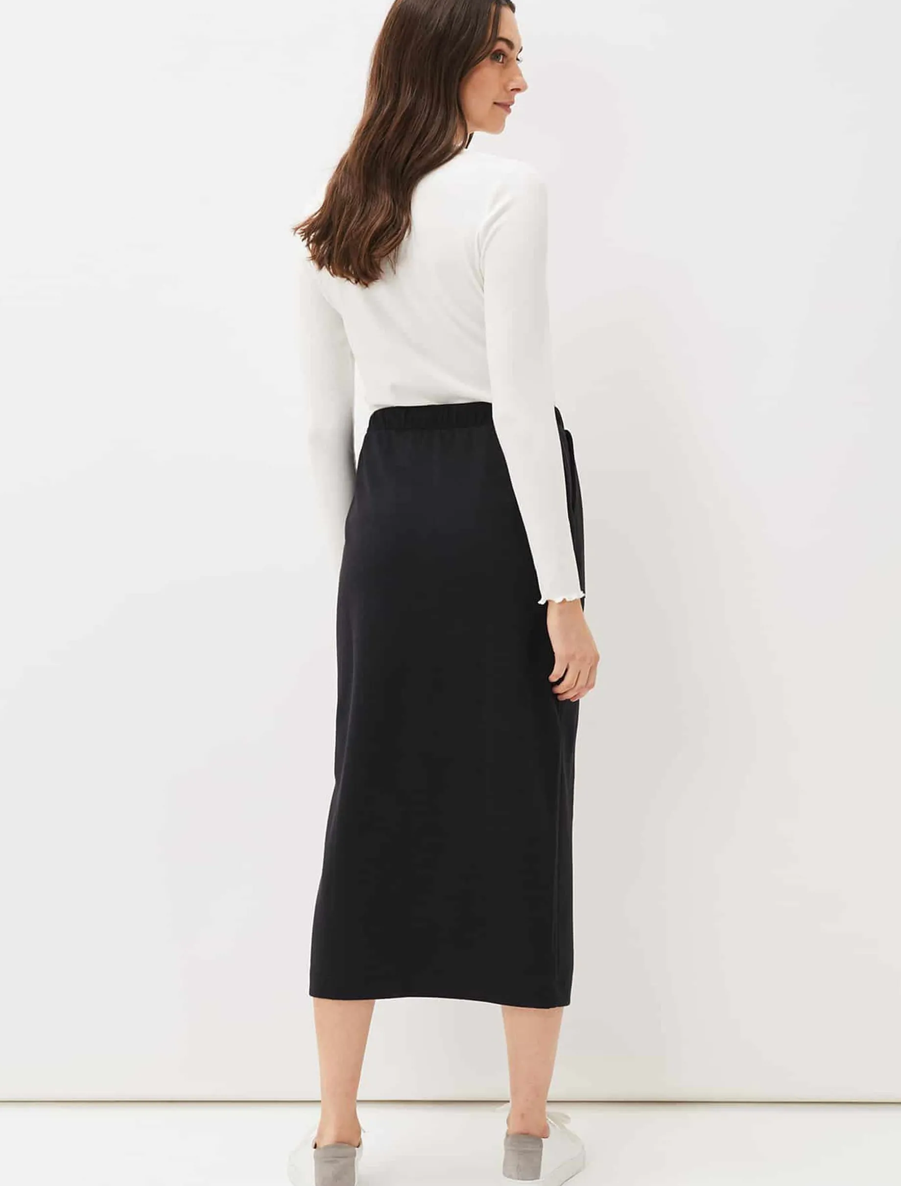 Cassie Jersey Midi Skirt