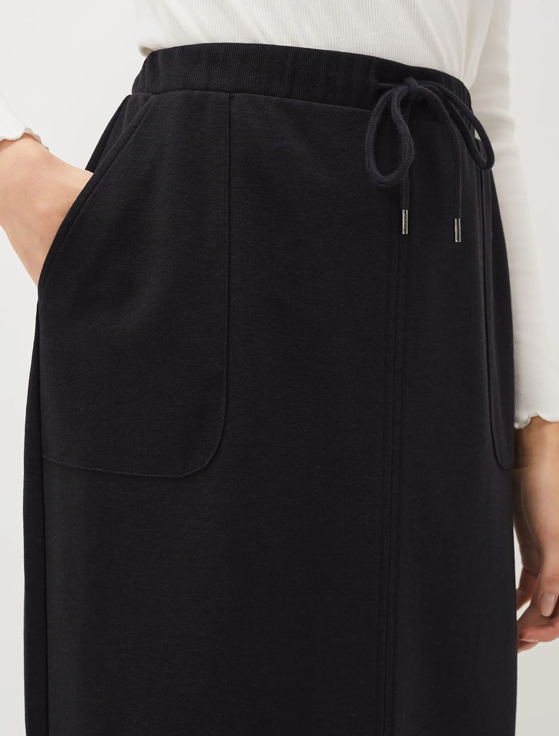 Cassie Jersey Midi Skirt