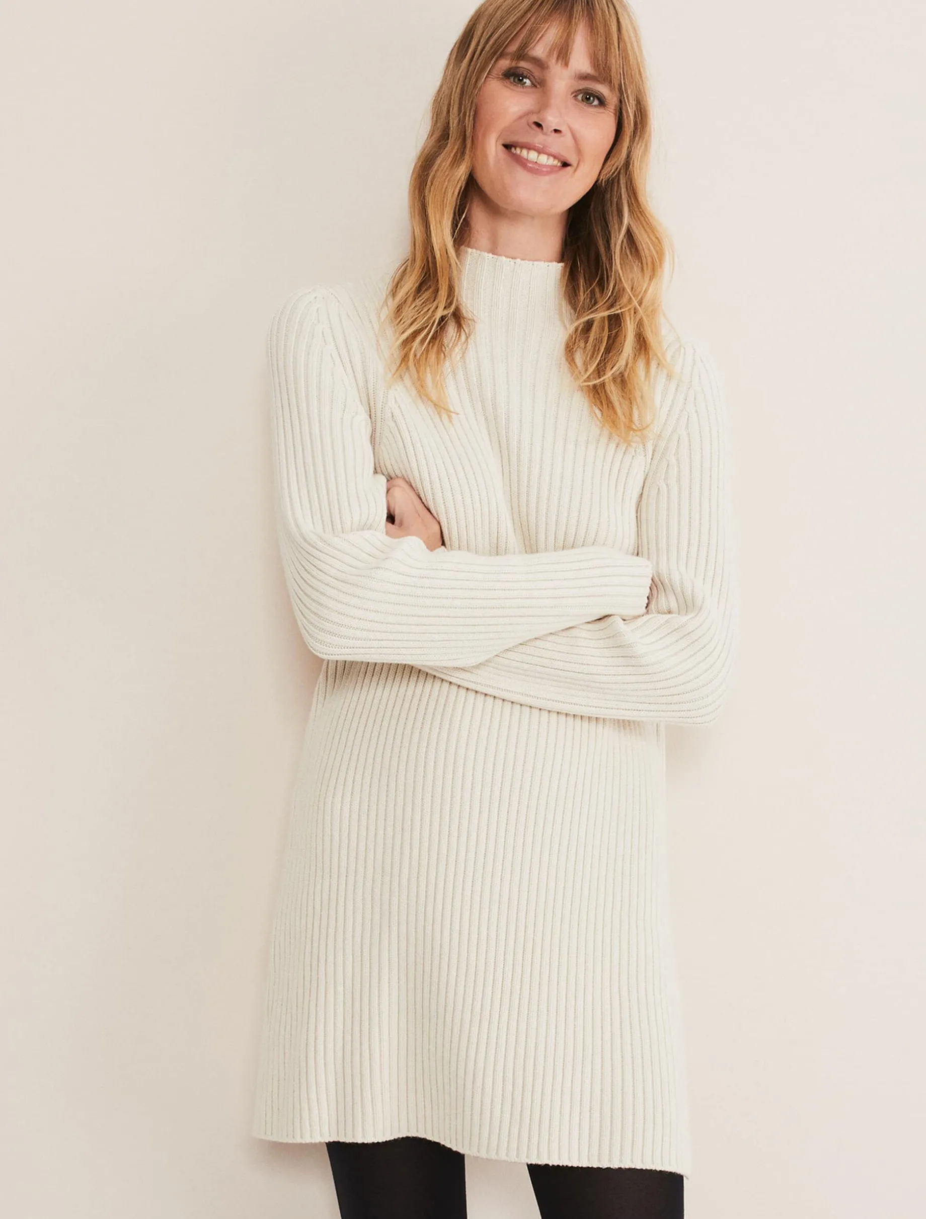 Catherine Chunky Ribbed Knit Dress