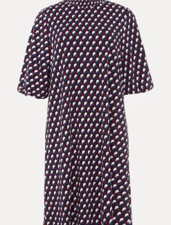 Cathye Geometric Print Tunic Dress