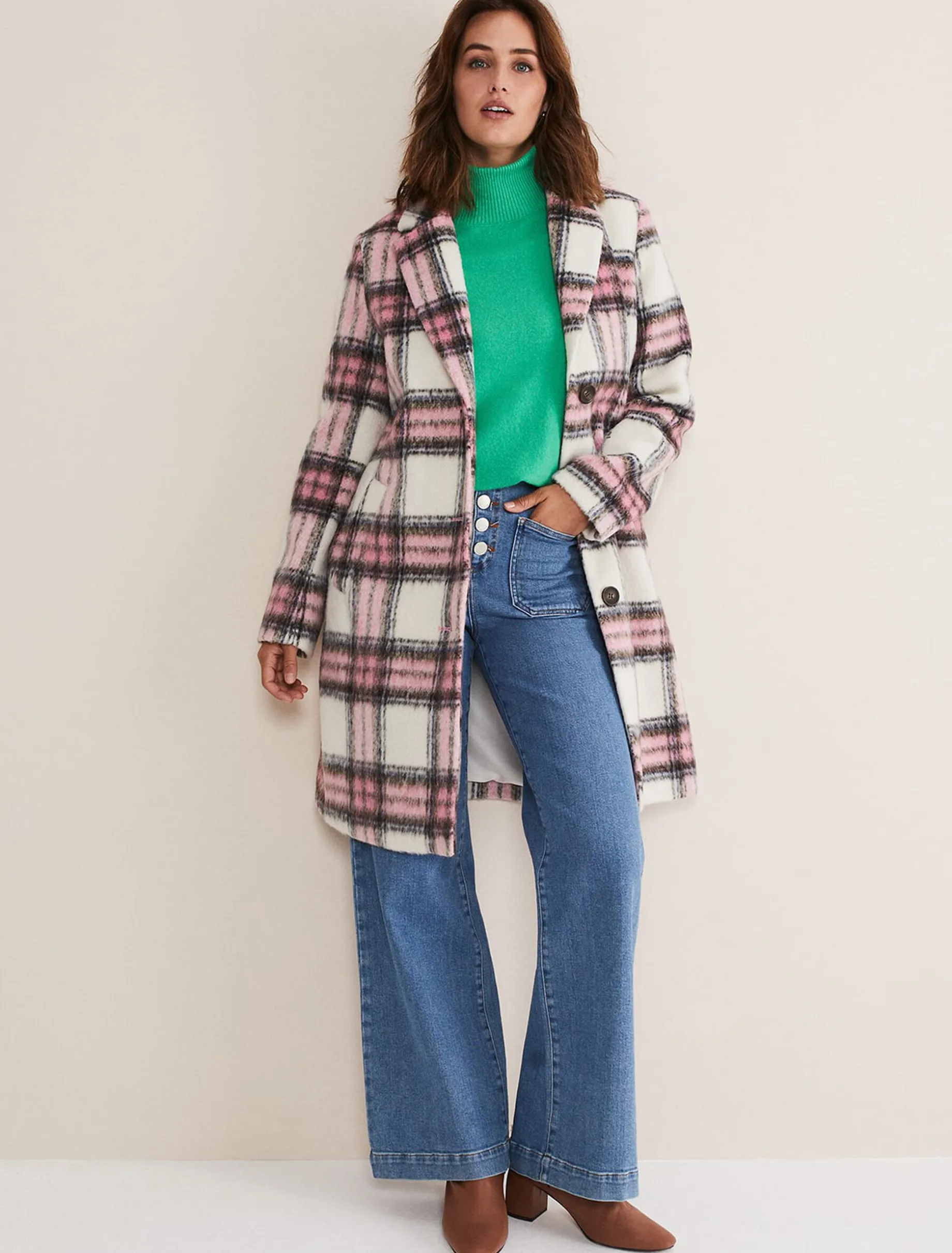 Catriona Checked Coat