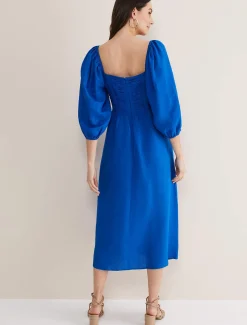 Celila Linen Midi Dress