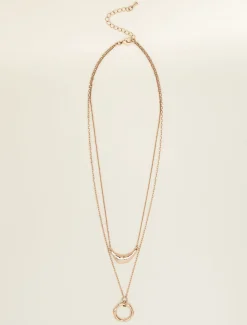 Chain Layer Short Necklace