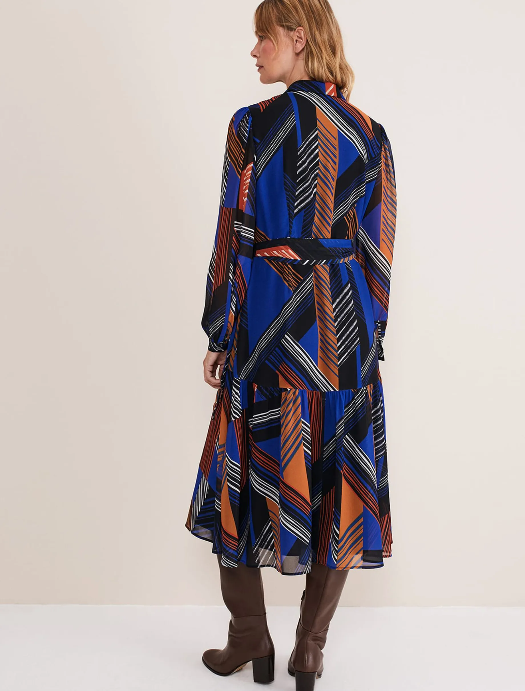 Chantilly Chiffon Shirt Dress