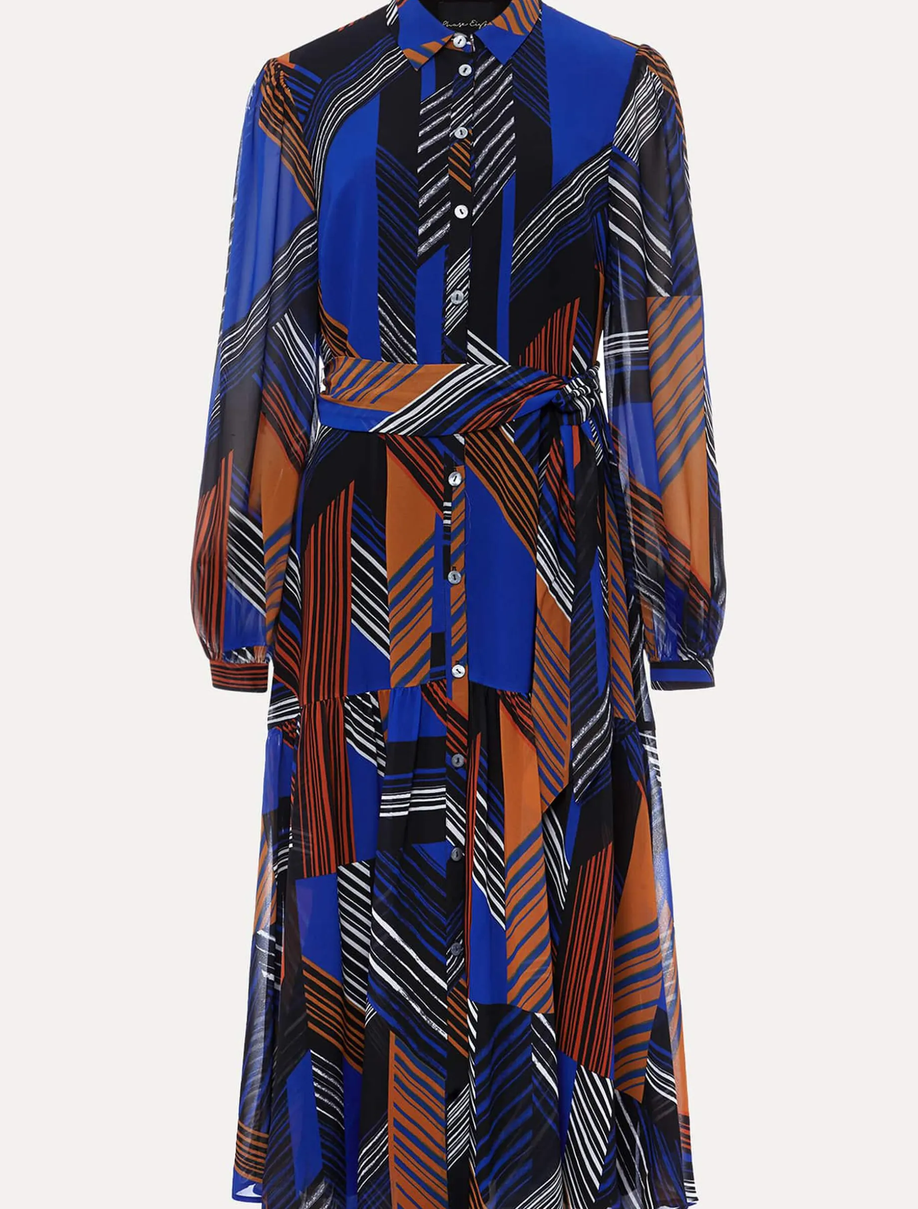 Chantilly Chiffon Shirt Dress