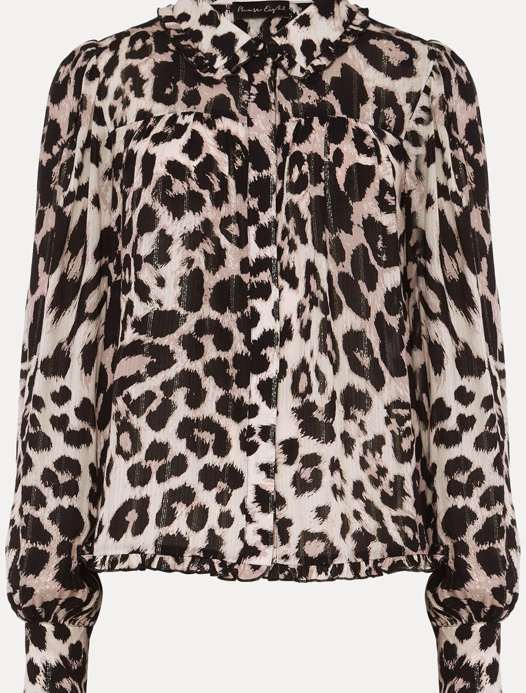 Chelsie Leopard Print Blouse