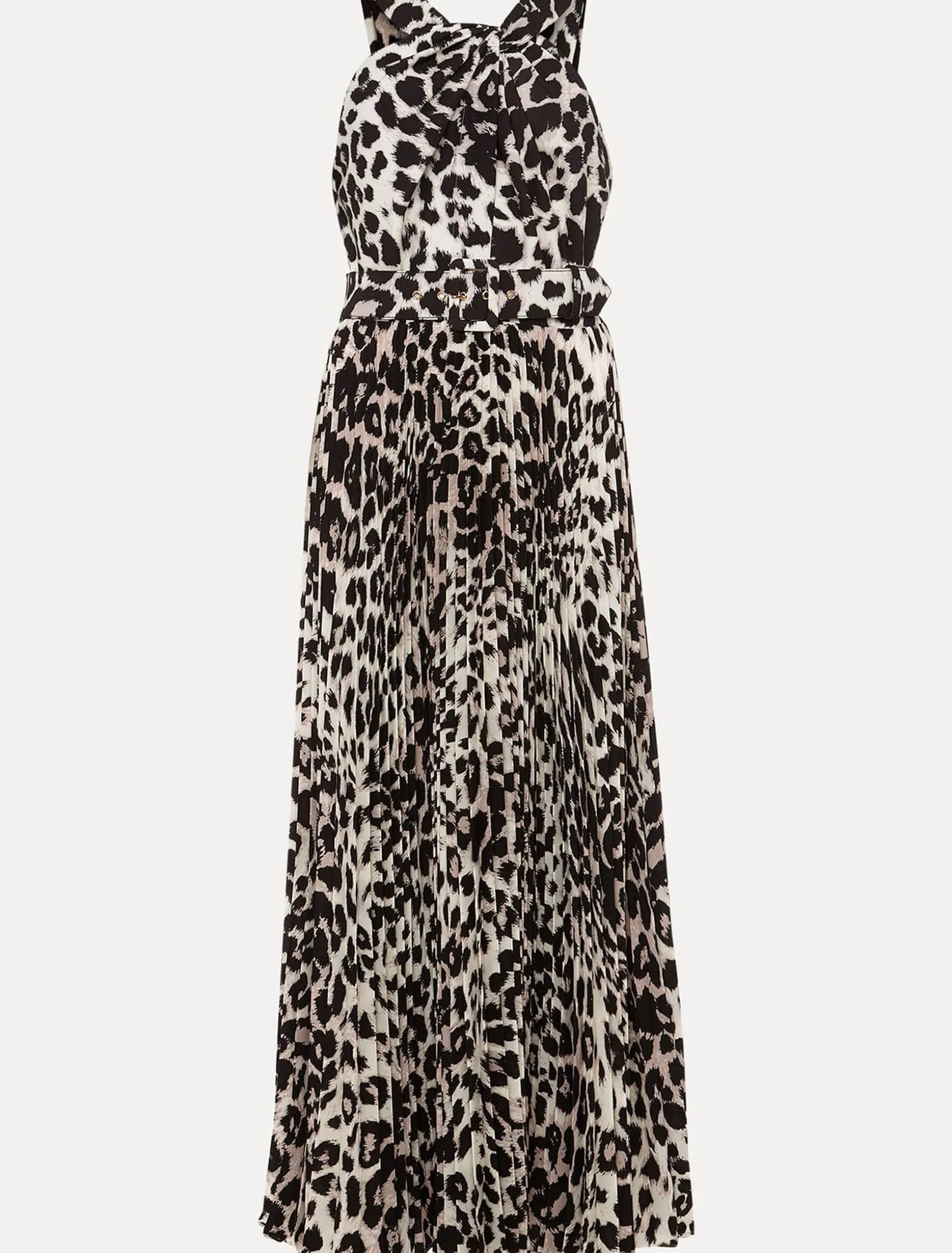 Chelsie Leopard Print Midaxi Dress